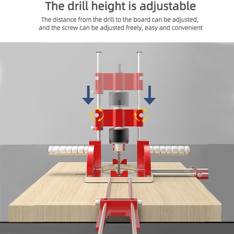NONEDIY Woodworking Multi Angle Drill Guide With Aluminum Alloy