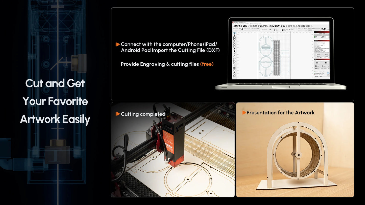 AlgoLaser DIY Laser Marking Kit For Wood Metal And Plastic