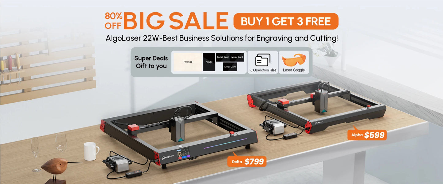 AlgoLaser DIY Laser Marking Kit For Wood Metal And Plastic