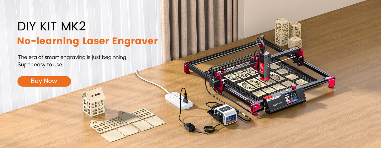 AlgoLaserCNC DIY Kit MK2 10000mW Laser Engraver Class 1 with WiFi