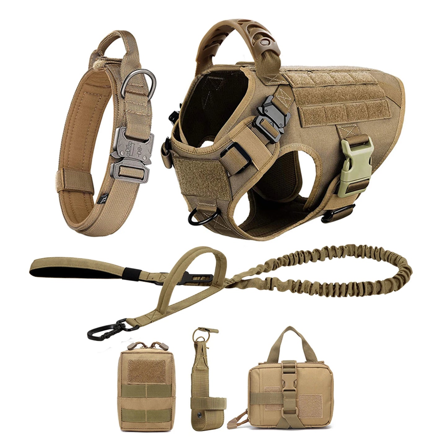 PETRAVELCN Large Dog Harness and Leash Set for Training and Walking
