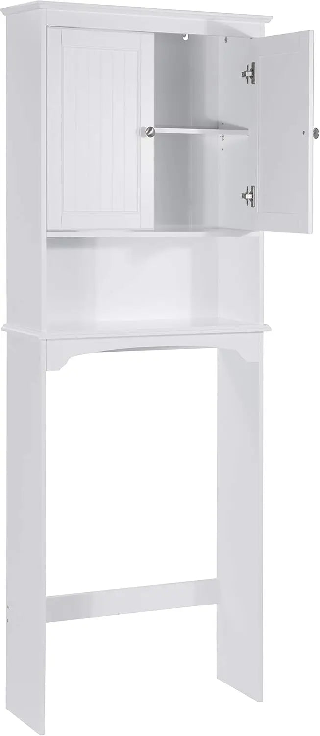 Over The Toilet Storage Cabinet, Bathroom Shelf Over Toilet, Bathroom Storage Cabinet Organizer, White