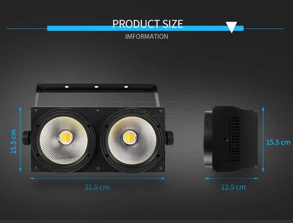 SHEHDS LED 2in1 COB 200W Stage Light DMX512 For Events