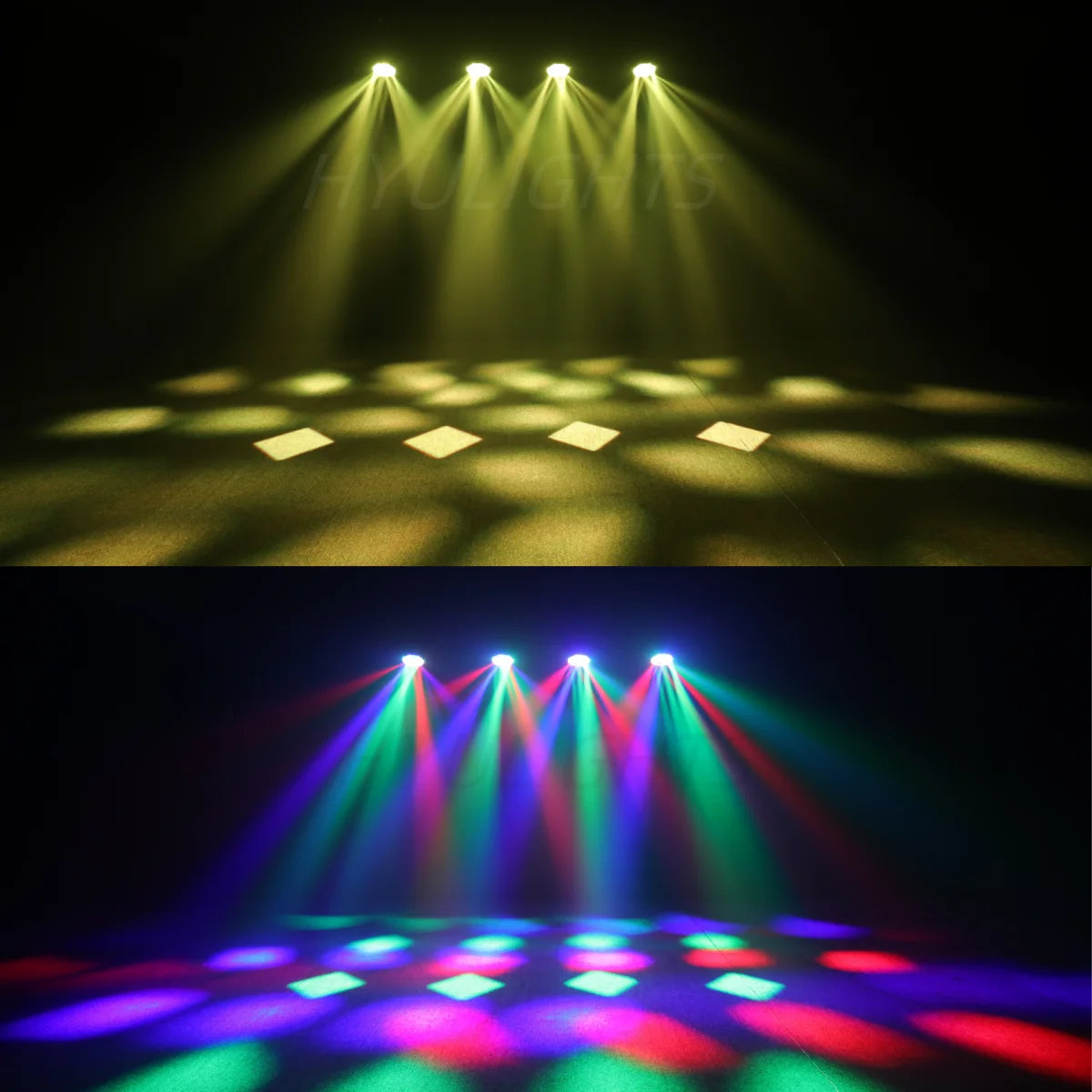 HYULIGHTS Bee Eye RGBW LED Moving Head DMX512 Pro Lights