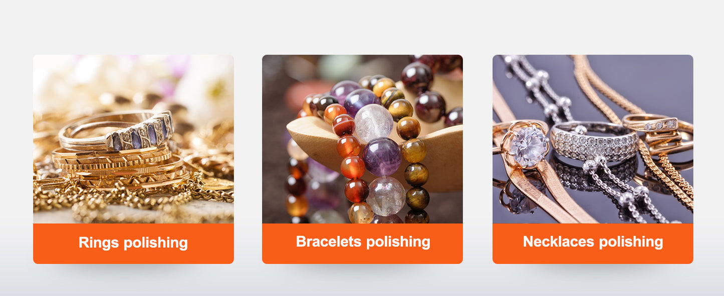 SucceBuy Rotary Tumbler Surface Polisher for Jewelry Finishing