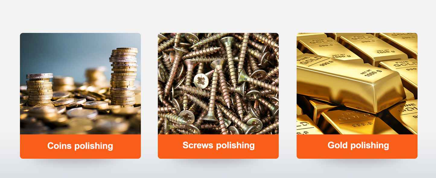 SucceBuy Rotary Tumbler Surface Polisher for Jewelry Finishing